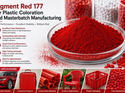 Why Pigment Red 177 Is Ideal for Plastic Coloration and Masterbatch Manufacturing